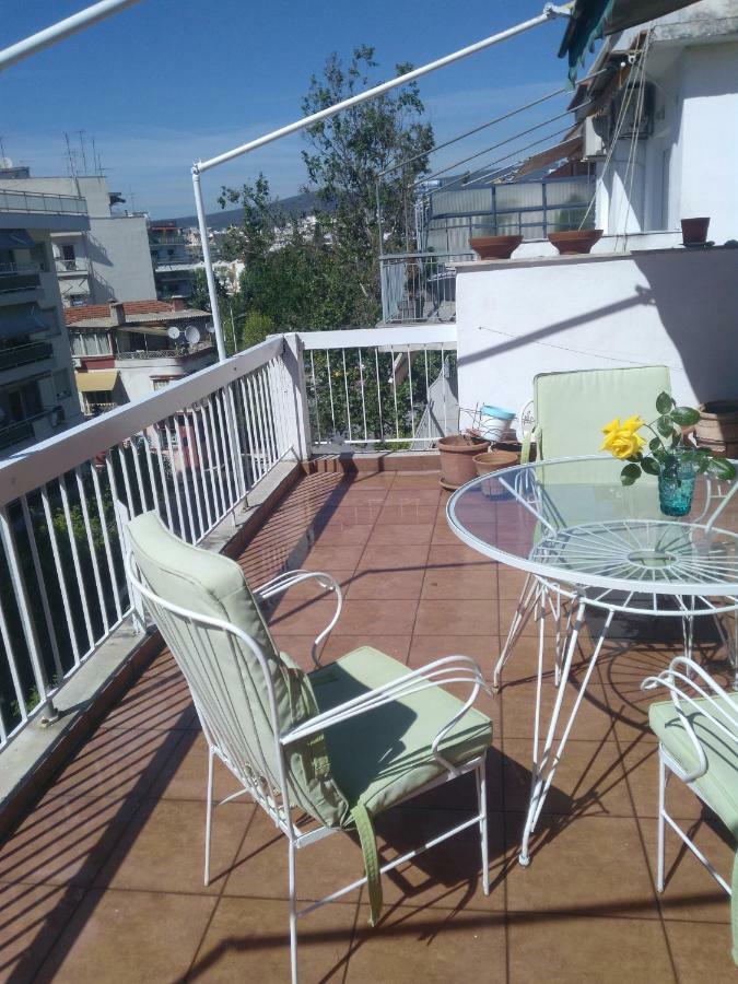 Cozy Penthouse Next To Metro Station Apartment Thessaloníki Ngoại thất bức ảnh